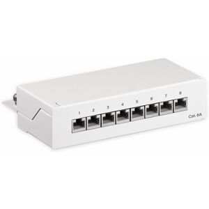 62067 - Mini-Patchpanel, 8-Port, Cat.6a, 1 he (62067) - Goobay