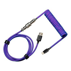 Cooler Master - cm Coiled Cable 1.5m bl KB-CLZ1 (KB-CLZ1)