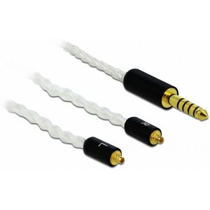 Delock - Audio Kabel 4,4 mm 5 Pin Klinkenstecker zu 2 x mmcx Stecker 1,20 m (85846)