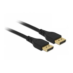Delock - DisplayPort Kabel 8K 60 Hz 1 m dp 8K zertifiziert ohne Einrastfunktion (85909)