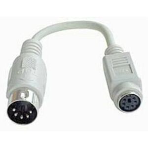 Lindy - PS/2 - at Port Adapter Cable PS/2-Kabel 0,15 m 6-p Mini-DIN 5-p Mini-DIN Grau