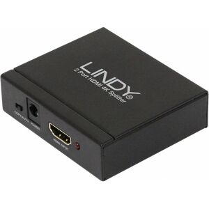 LINDY Lindy HDMI 4K Splitter 2 Port 3D, 2160p30 Kompakter Splitter, verteilt ein HDMI-Signal auf zwei Ausgnge, fr Full HD bis 1080p und auch UHD bis