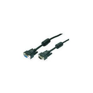 Logilink - vga Cable st/bu black 2x Ferrit Core 1,80M (CV0004)