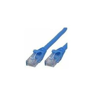 MicroConnect UTP Cat6 1 m Netzwerkkabel (RJ-45, RJ-45, Männlich/männlich, 10/100/1000Base-T (X), blau, Polyvinyl Chloride (PVC))