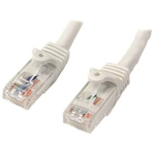 Startech Com 7,0mWhite Cat6 / Cat 6 Snagless Patch Cable 7m - Patch-Kabel - RJ-45 (m) bis RJ-45 (m) - 7,0m - utp - cat 6 - ohne Haken - wei (N6PATC7MWH)