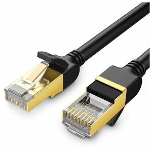 Ugreen Kabel Internetkabel Netzwerk Ethernet Patchkabel RJ45 Cat 7 STP LAN 10 Gbps 1m Schwarz