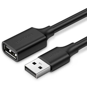 Verlängerungskabel (weiblich) Universalkabel usb 2.0 Hi-Speed Adapter (männlich) 5m Schwarz (US103) - Ugreen