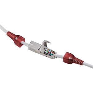 Goobay NET STP-Kupplung - CAT6/CAT6a - 250MHz - für Internetkabel - Ethernetkabel - CAT-Kabel - werkzeuglos