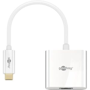 Goobay USB-C auf HDMI Kabel - 3840*2160p @ 60Hz & 3D - USB-C Adapterkabel - 0,2 meter