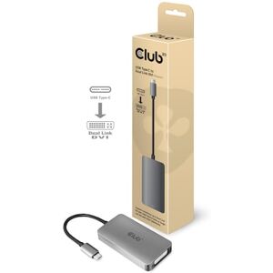 Club3D Club 3D USB Typ C zu Dual Link DVI-I Aktiver Adapter