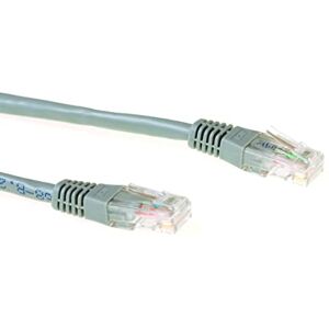 ACT CAT6 LAN Kabel 5 meter Ethernet, 10/100/1000/Mbit/s, RJ45, U/UTP Ethernet Kabel, 250 MHz, PoE, Vollkupferleitungen, für Switch, Router, Patch Panel, TV, PC & Laptop IB8005