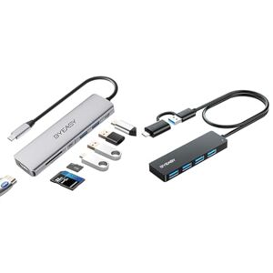 BYEASY USB C Hub & USB C Hub zu USB 3.0 HUB mit 4 Port und 2 ft Kabel