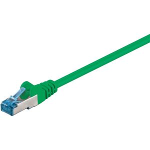 Goobay CAT 6A Patchkabel, S/FTP (PiMF), Grün