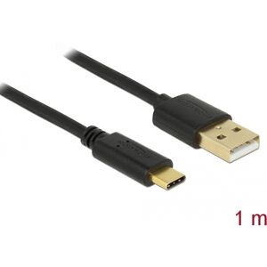 DeLock USB 2.0 Kabel Typ-A zu Type-C 1 m