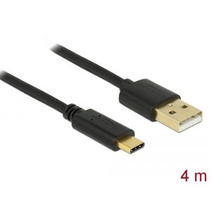 DeLock USB 2.0 Kabel Typ-A zu Type-C 4 m