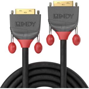 Lindy 36241 DVI-D Single Link Kabel, 15.0m, Anthra Line