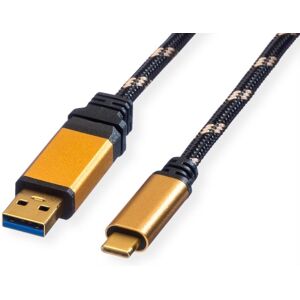 Roline Gold USB Kabel, 0.5m, USB C 3.2 / USB A 3.2