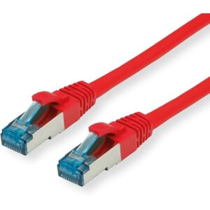 Value CAT6A-Netzwerkkabel, S/FTP, 10m, rot