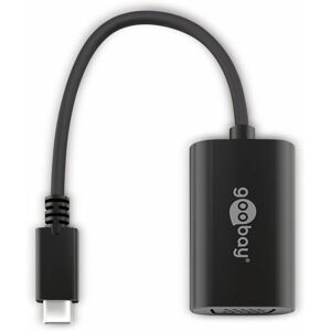 GOOBAY DisplayPort Adapter 38531, USB-C auf VGA, 0,2 m, schwarz