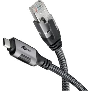 GOOBAY Ethernet-Kabel CAT6 USB-AC 3.1 auf RJ45 10m