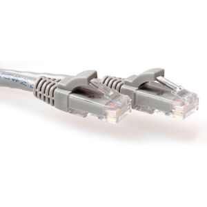 ACT U/UTP-Kabel CAT6a 10 Meter grau ohne Haken