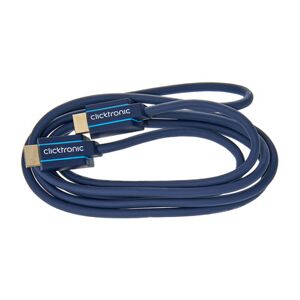 ClickTronic HDMI Casual Cable 2m Dunkelblau