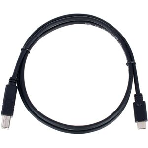 the sssnake USB 2.0 Typ C/B Cable 1m Schwarz