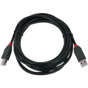 Lindy USB 2.0 Cable Typ A/B 3m BK Schwarz