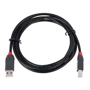 Lindy USB 2.0 Cable Typ A/B 2m Schwarz