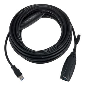 Lindy USB 3.0 Extension Cable 10m Schwarz