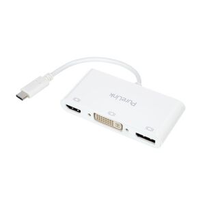 PureLink IS250 USB-C Multiport Adapter Weiß