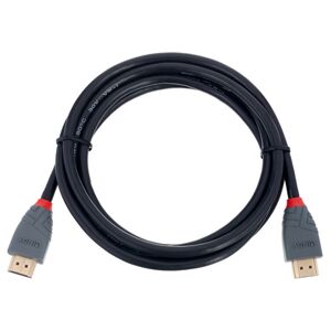 Lindy HDMI Cable Anthra Line 2m Schwarz