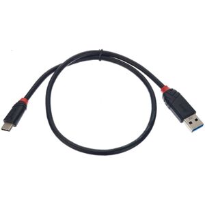 Lindy USB 3.2 Cable Typ A/C 0,5m Schwarz