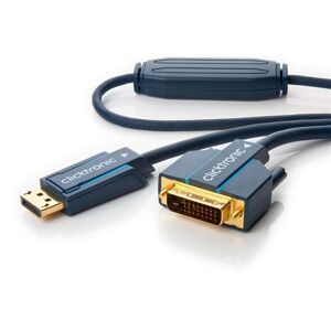 ClickTronic Aktivt DisplayPort™ til DVI-D-adapterkabel