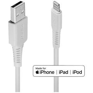 LINDY USB-kabel USB 2.0 USB-A-hanstik, Apple Lightning-stik 0.50 m Hvid 31325