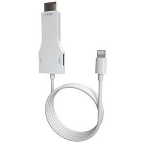 Shoppo Marte NK-1078 8 Pin to HDMI Male + USB Female Adapter Cable, Length：1m