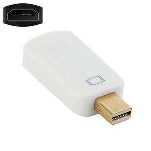 Shoppo Marte Mini DisplayPort Male to HDMI Female Adapter, Size: 4cm x 1.8cm x 0.7cm(White)