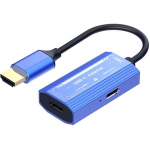 Shoppo Marte H161 4K 60HZ HDMI to Dual USB-C/Type-C Video Adapter Cable