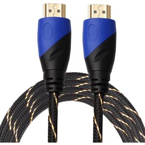 Shoppo Marte 3m HDMI 1.4 Version 1080P Woven Net Line Blue Black Head HDMI Male to HDMI Male Audio Video Connector Adapter Cable