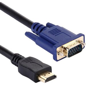 Shoppo Marte 1.8m HDMI Male to VGA Male 15PIN Video Cable(Black)