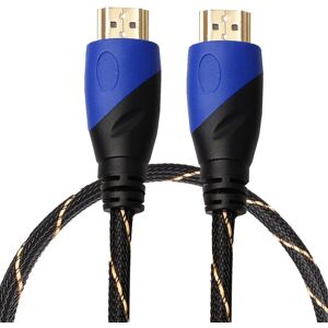 Shoppo Marte 0.5m HDMI 1.4 Version 1080P Woven Net Line Blue Black Head HDMI Male to HDMI Male Audio Video Connector Adapter Cable