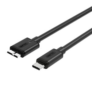 USB C til mikro USB B-kabel Unitek Y-C475BK Sort 1 m