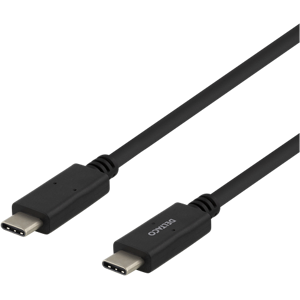 Deltaco Kabel USB-C 1m (PD 60W)