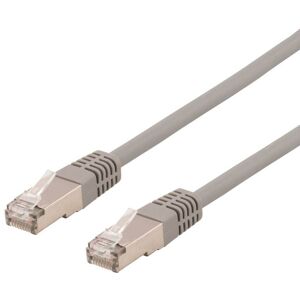 Deltaco U/FTP Cat6a patch cable 3m 500MHz Deltacertified LSZH grey