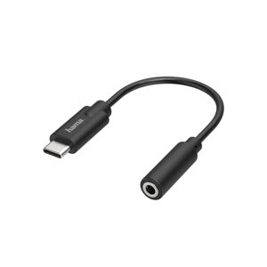 USB C til Jack 3.5 mm-adapter Hama 00200318 Sort