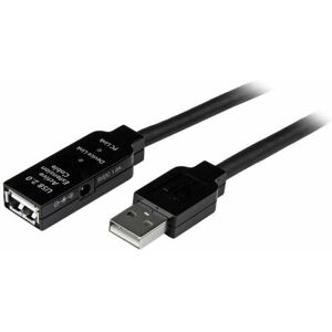 USB-kabel Startech USB2AAEXT5M Sort