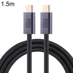 Shoppo Marte 20Gbps USB 4 USB-C / Type-C Male to USB-C / Type-C Male Braided Data Cable, Cable Length:1.5m(Black)