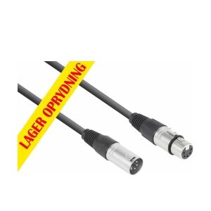 CX102-1 DMX-kabel 5-PIN XLR Han-Hun 1,5m TILBUD NU kvinde kabel mand han