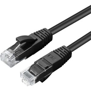 MicroConnect Cat6 Utp Netværk Kabel, 0.5m, Sort