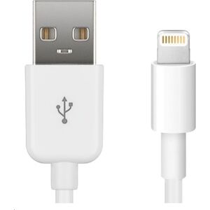 MicroConnect Usb-A Til Lightning Kabel 2m, Hvid